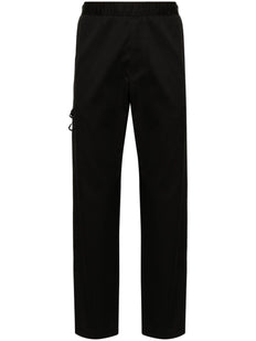 logo-patch trousers