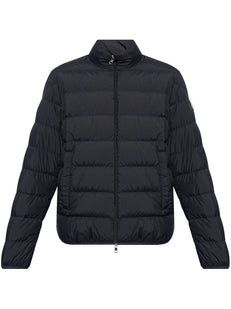mock neck down jacket