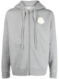 bluza z kapturem i suwakiem z logo