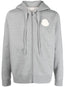 bluza z kapturem i suwakiem z logo