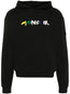 bluza z kapturem z bawełny z haftowanym logo