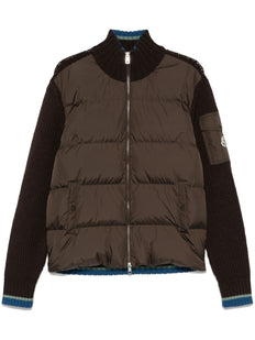 panelled cardigan