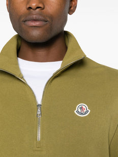 bluza bawełniana z aplikacją i logo