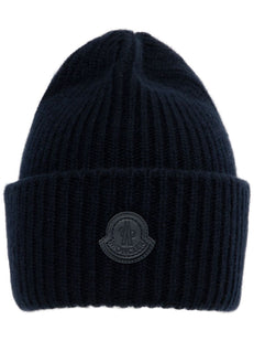 czapka beanie z prążkowanego materiału