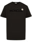 flocked-logo cotton T-shirt