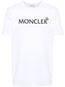 flocked-logo cotton T-shirt