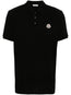 logo-appliqué piqué polo shirt