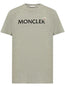 flocked-logo cotton T-shirt