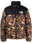 abstract-pattern print padded-design jacket