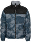 logo-embroidered puffer jacket