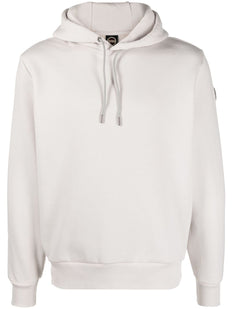 bluza z kapturem i ściągaczem z logo
