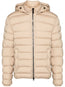 logo-patch padded jacket