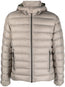 logo-patch padded jacket