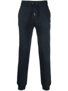 logo-patch jersey track pants