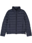 rubberised-logo puffer jacket