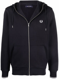 bluza z kapturem z haftowanym logo