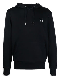 bluza z kapturem z haftowanym logo