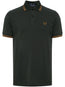 logo-embroidered cotton polo shirt