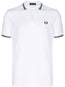 logo-embroidered cotton polo shirt
