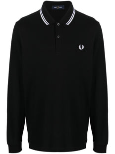 bawełniana koszulka polo z haftowanym logo