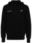 bluza z kapturem z bawełny z haftowanym logo