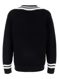 sweter w paski