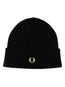 embroidered-logo beanie hat