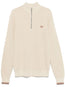 waffle-knit sweater