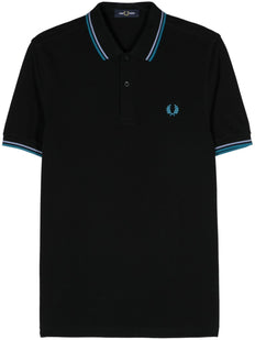 bawełniana koszulka polo z haftowanym logo