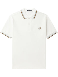 koszulka polo z bawełny z haftowanym logo