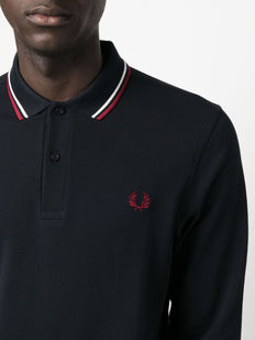 bawełniana koszulka polo z haftowanym logo