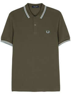 bawełniana koszulka polo z haftowanym logo