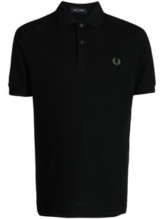 bawełniana koszulka polo z haftowanym logo
