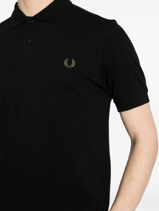bawełniana koszulka polo z haftowanym logo
