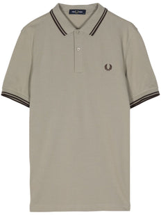 koszulka polo z bawełny z haftowanym logo