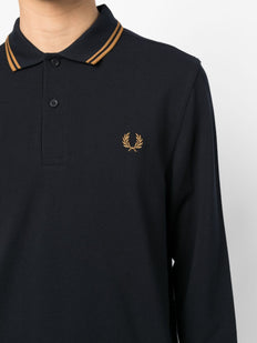 bawełniana koszulka polo z haftowanym logo