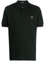 Koszulka polo z bawełny z haftem Laurel Wreath