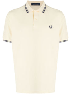 Koszulka polo z bawełny z haftem Laurel Wreath