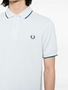 bawełniana koszulka polo z haftowanym logo