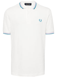 bawełniana koszulka polo z haftowanym logo
