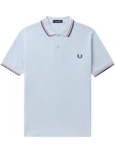koszulka polo z bawełny z haftowanym logo