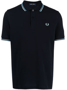 bawełniana koszulka polo z haftowanym logo