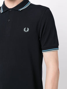 bawełniana koszulka polo z haftowanym logo