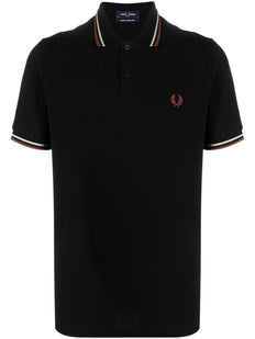 bawełniana koszulka polo z haftowanym logo