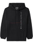 x Bluza z kapturem z haftowanym logo Raf Simons