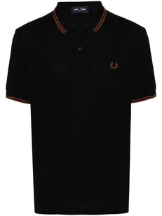 bawełniana koszulka polo z haftowanym logo