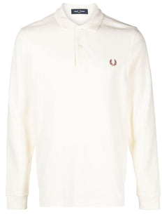 bawełniana koszulka polo z haftowanym logo