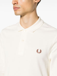 bawełniana koszulka polo z haftowanym logo