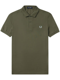 bawełniana koszulka polo z haftowanym logo