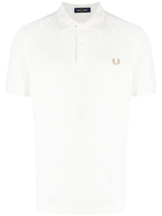 Koszulka polo z bawełny z haftem Laurel Wreath